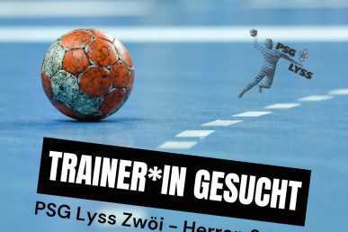 PSG Lyss Zwöi sucht Trainer*in
